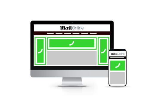 Image of an example of Amazon DSP Ads Placement