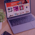 1054-BLOG-IMAGE-X-2-LUCIE-2 (1) - Venture Forge Laptop with Amazon displayed on screen.