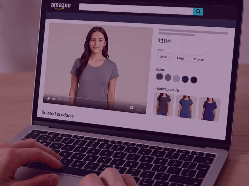Image of clothes on Amazon
