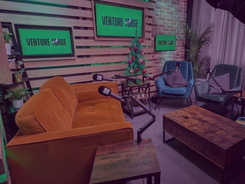 The Venture Forge Podcast – Real Talk for Real Retailers - Venture Forge Image of the podcast studio set up
