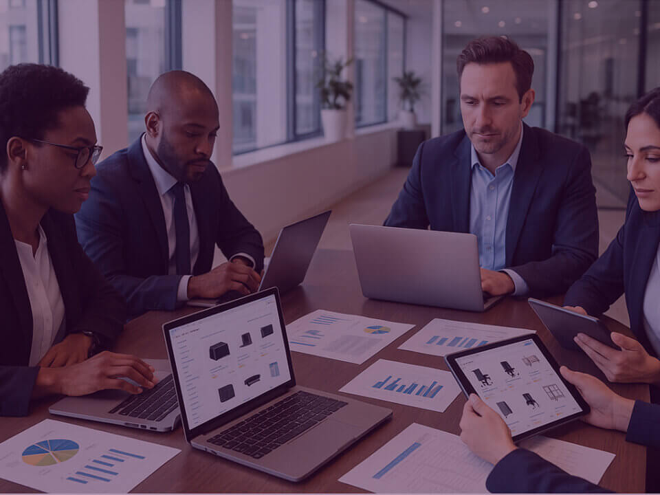 The Opportunity for Sellers as Amazon Business hits 8m Buyers - Venture Forge Image of amazon team having meeting to discuss their Amazon brand