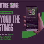Image of a man holding phone as he listens to Beyond The Listings Podcast by Venture Forge