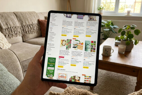 Amazon DSP Product Discovery Case Study. - Venture Forge Tablet displaying Amazon product discovery results, illustrating Amazon DSP support within a case study.